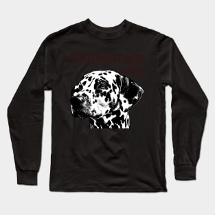 White Dalmatian Dog Long Sleeve T-Shirt